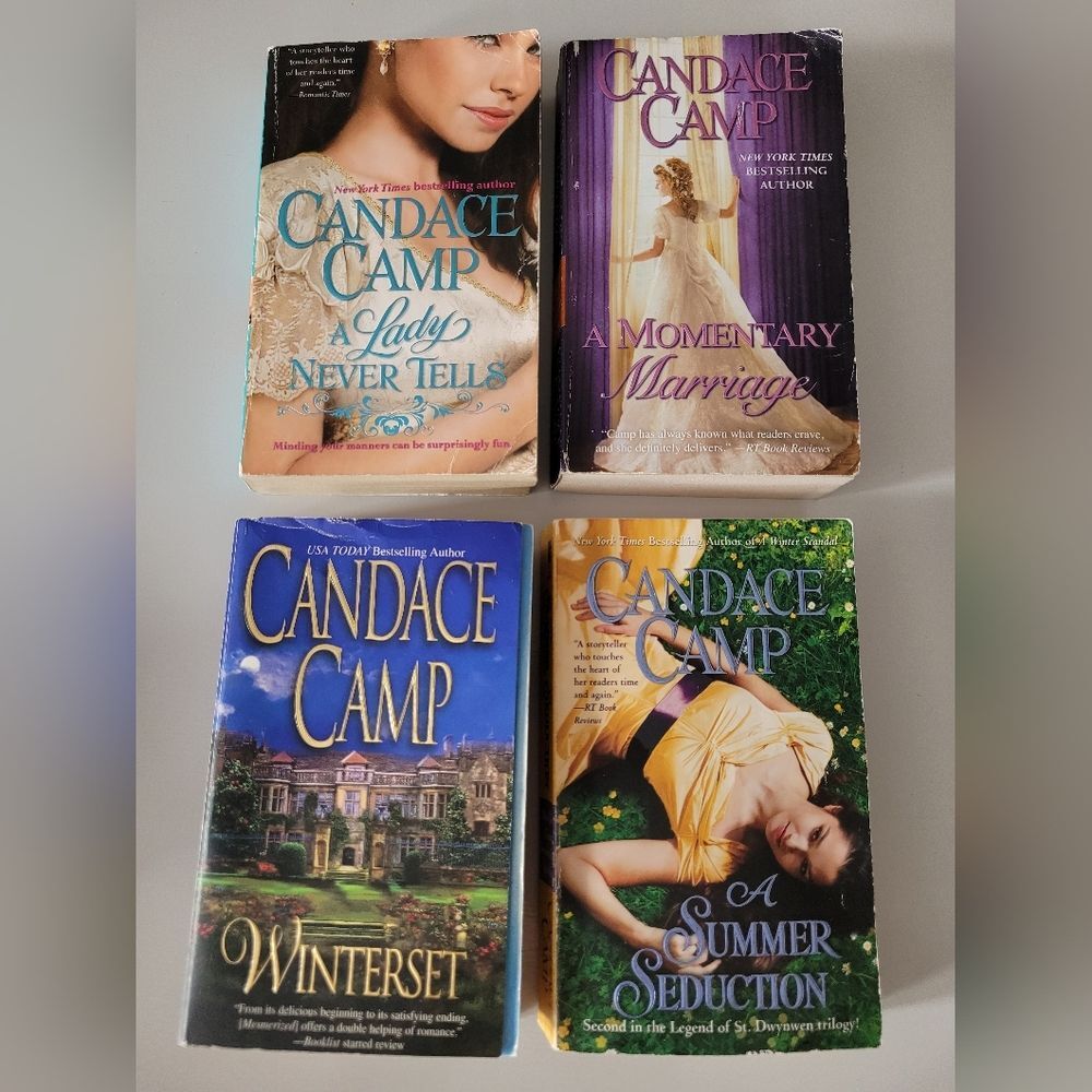 4 Candace Camp Romance Paperback Lot